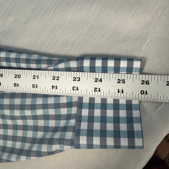 Untuckit Button down Gingham shirt wrinkle free slim fit Cotton 2XL - Picture 9 of 10